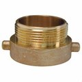 Dixon The Right Connection Pin Lug Hydrant Adapter, 2-1/2 in, FNYFD x MNST, Cast Brass, Domestic HA25NYFD25F